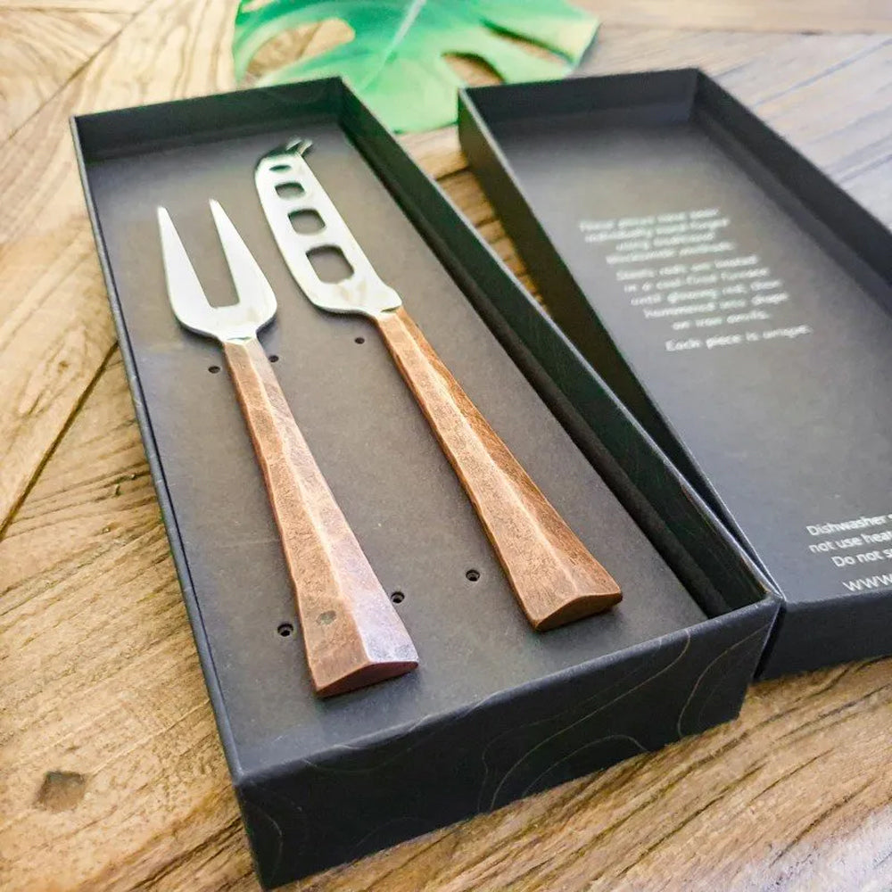 Aged Copper 2pc Knife Set