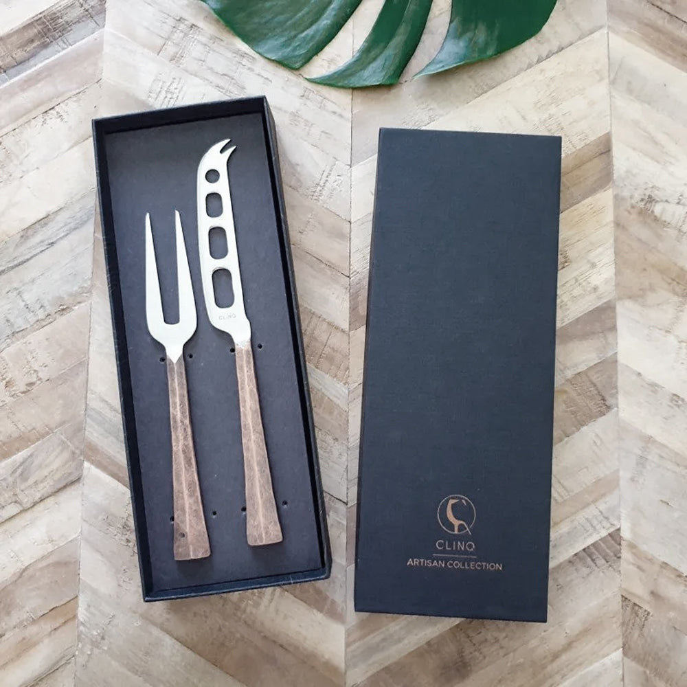 Aged Copper 2pc Knife Set