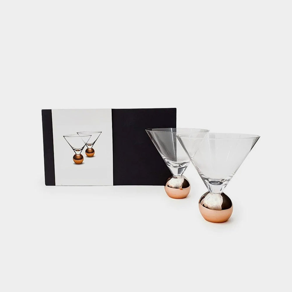 Stemless Martini Glass