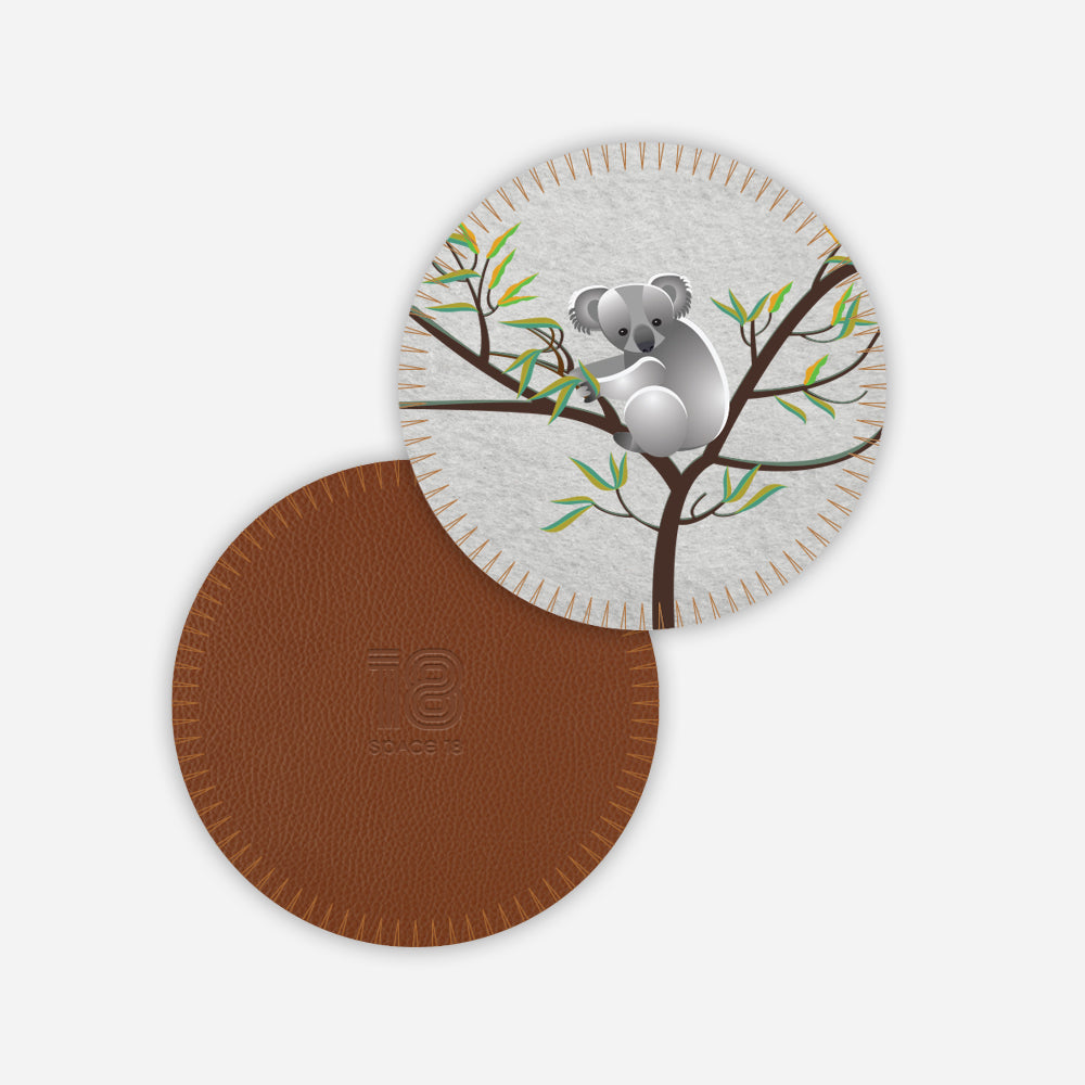 Cosy Eco-Felt Coasters - Australian Animals (Set of 4)