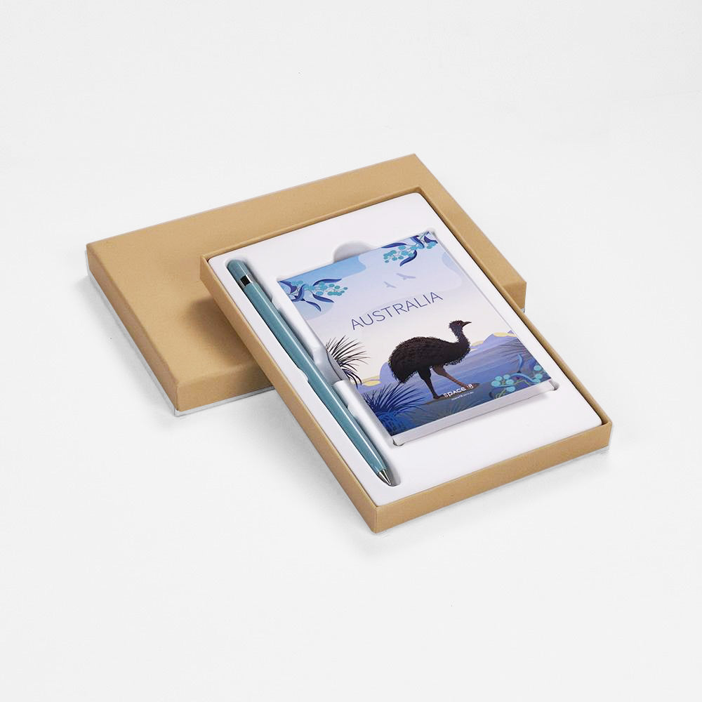 Slimline Eternal Pen - Australian Animals Notebook Set - Space 18 Australia