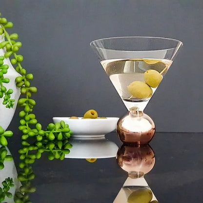 Stemless Martini Glass