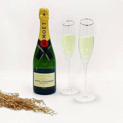 Elegance Stemmed Champagne Flutes