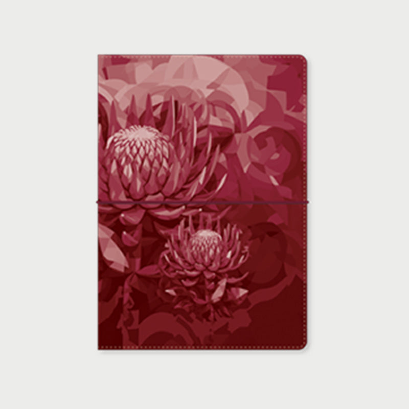 环保毛毡笔记本套A5 澳大利 亚花卉系列